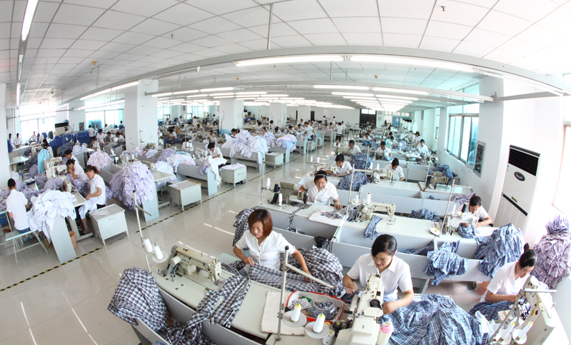 虎豹集團(tuán)襯衫車(chē)間